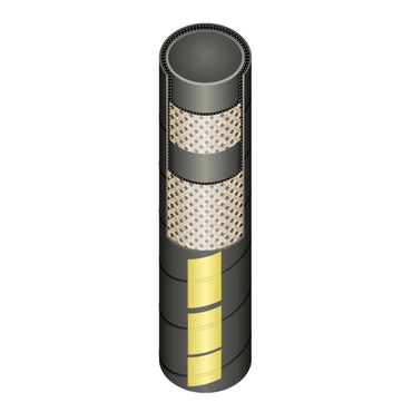 Rubber hose SM1 Sandblast, SBR/NR/BR premium shot blast hose 12 bar 36 mm³